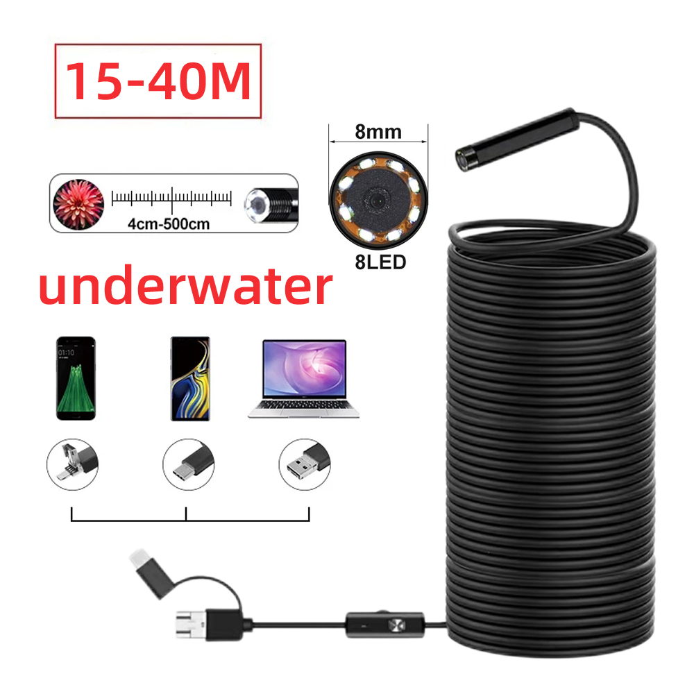 Fish Finder Cable - 40 متر صياد السمك كاميرا صغيرة